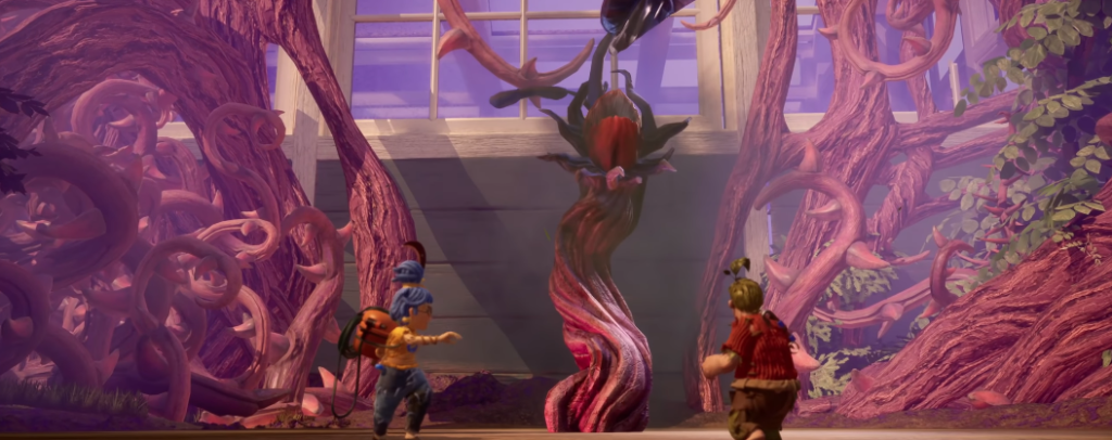 May and Cody face giant plant in greenhouse, It Takes Two