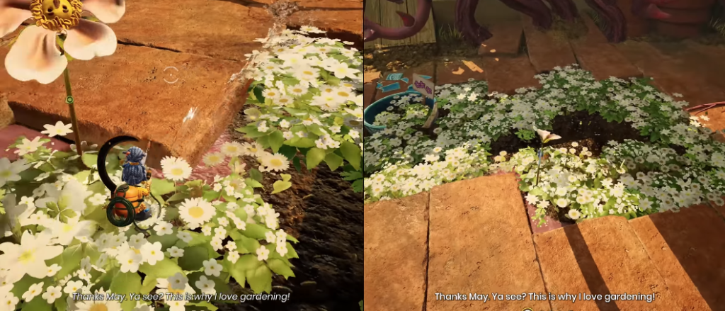 It Takes Two May gardening among white flowers outdoors