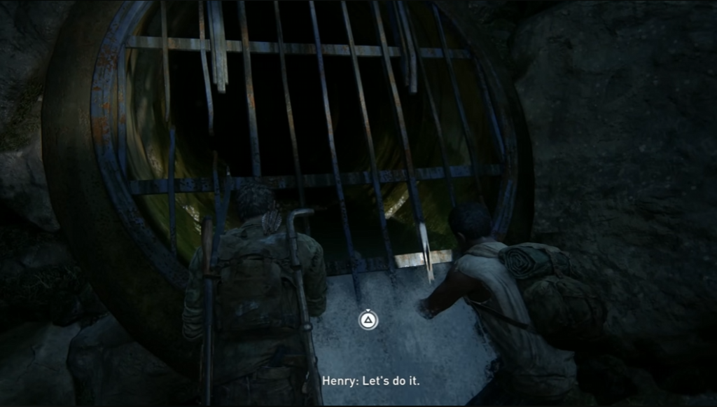 Two survivors open barred sewer tunnel in cave