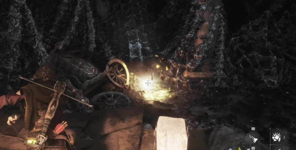 Aloy Horizon Forbidden West activating ancient machinery.