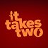 It Takes Two game logo on red background