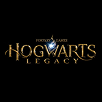 Hogwarts Legacy logo on black background