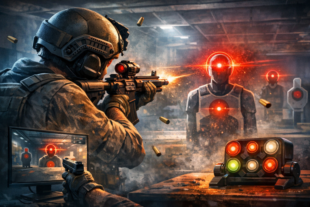 Tactical shooting training session