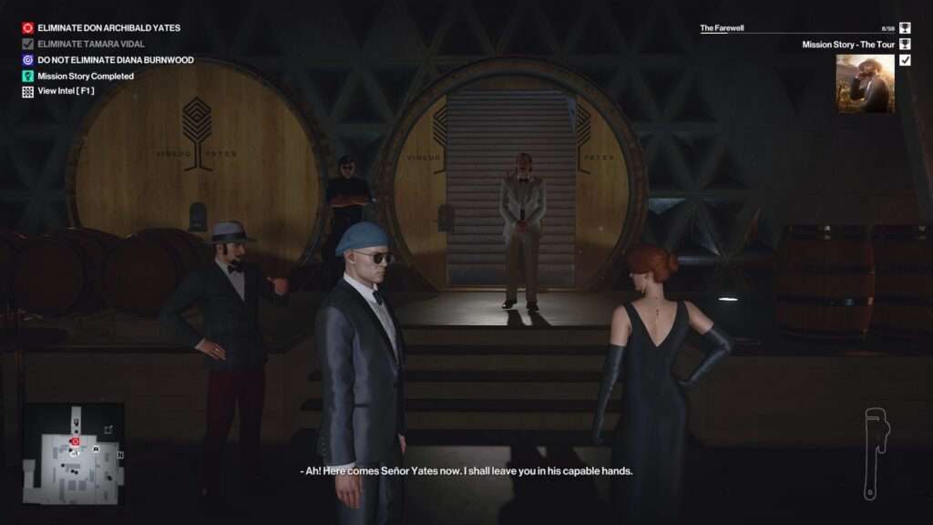Agent 47 meets Don Yates in Hitman 3 winery