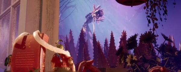 Weed Whacking in The Garden